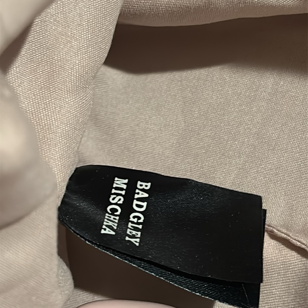 💖 NWT | Badgley Mischka Wrapped Frame Clutch – Blush Pink | Chain Strap - Picture 10 of 10